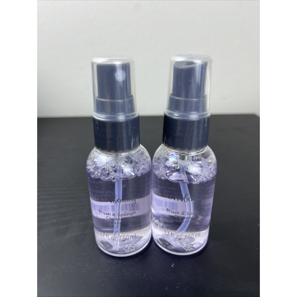 Ulta Beauty Brush Sponge Cleaner Lot of 2 Makeup Brush‎ Cleaning Solution